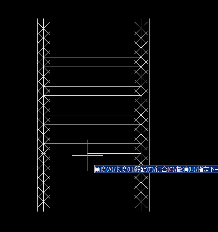 CAD定距等分畫(huà)攀登架教程