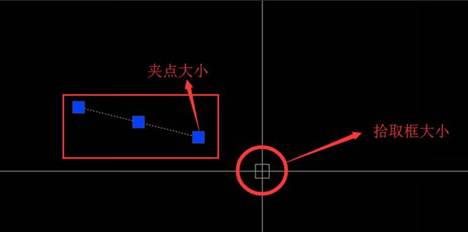 CAD怎么調(diào)整十字光標(biāo)、拾取框、夾點等的大小