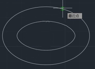 如何標注兩個橢圓或同心圓之間的距離？