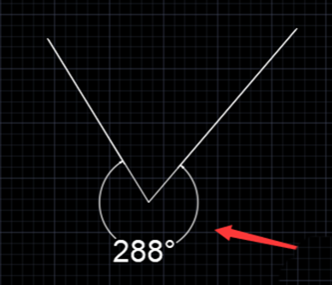CAD中如何標(biāo)注較大的角度？