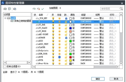 CAD圖層管理功能怎么用？