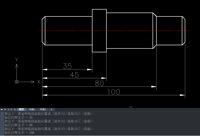 CAD基線標注的方法